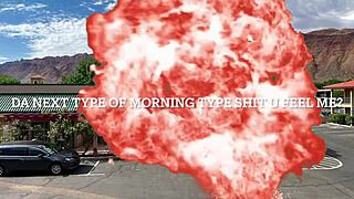 narrative of a blonde athletic woman sucking balls and monster cock in pov at moab utah usa