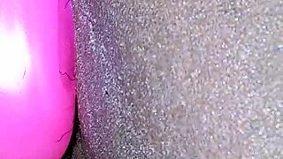 miss chocolate bbw ebony squirts with big ass dildo masturbation toys