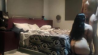 Whoa, Check Out This Hotel Action With Two Camera Takes In Motel Room!