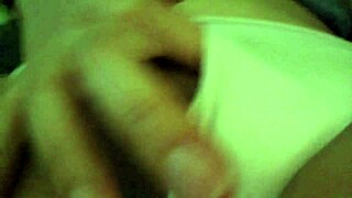 Curvy cute latina amateur with natural tits and tattoo teases solo while on her period.