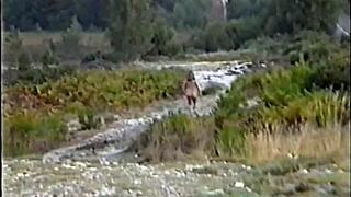 Slutty fat Suzisoumise gets exercised nude in public with squirting and outdoor workout fun.