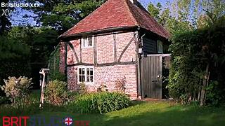 british nurse details condom use instructions while guiding wanking your cock in pantyhose and uniform