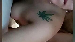 Colombian Girl Squirts from Wet Pussy Licking and Deepthroat Cumshot on Ass