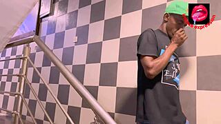 Self-employed business lady SexyVee handles billing with Pato professionally.