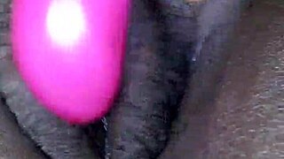 miss chocolate bbw ebony squirts with big ass dildo masturbation toys