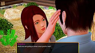 in this erotic game two brunettes with big tits and a redhead teen explore small tits fun. my new family story unfolds homemade style with young passion