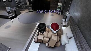 These two horny sluts I met ingame wanted to fuck my big cock