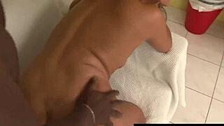 Luciana Volcano gets railed hard by big black cock in anal doggystyle and cowgirl positions.