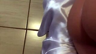 the amateur guy fucked the blonde sex toy doll's ass in a homemade masturbation session