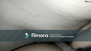 Making a creampie and enjoying time with my little one during her period part 2