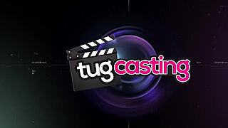 uh, tug casting with rory knox as porn recruiter... she rides shaved pussy and takes cum in mouth