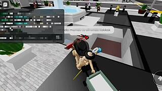 Fazendo Sexo Em P�blico Na Pra�a Com Uma Amiga Prostituta - Brookhaven