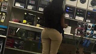 Walmart Employee Big Booty Display