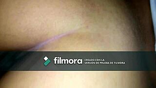 Making a creampie and enjoying time with my little one during her period part 2