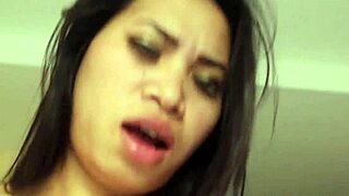 horny thai amateur with braces skips foreplay to grind and ride white cock missionary style until moaning orgasm hits hard