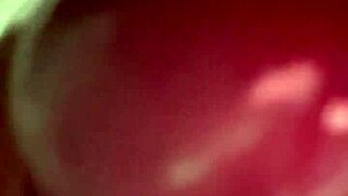 Playing with foreskin and balls in solo masturbation until shooting jizz load into camera part 2!