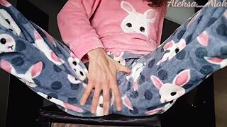 Why Does Horny Teen 18+ Stepdaughter Tease With Small Boobs And Masturbate Her Petite Asian Pussy?