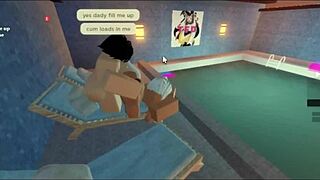 Pool Sex With Subscriber In Big Ass Doggystyle Creampie