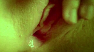 Teen completes 19 years and opens asshole with huge anal toy for squirting orgasm