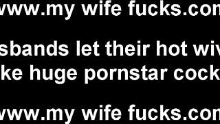 Hey, you're the best husband ever for letting me suck that monster cock while you watch