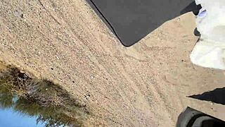 Why does petite ebony cheat on white boyfriend with big black cock doggystyle outdoors?