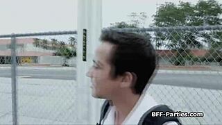 Blown by those sexy soccer babes in uniforms, oh man it's wild.