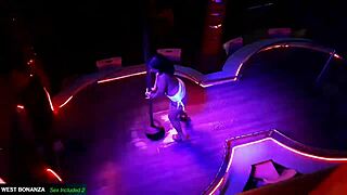 coworker gives topless dance then deepthroat blowjob and pussy sucking action 😏