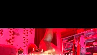 Two dildos stuffing my wet pussy and tight ass with lingerie ripped off and black cock pounding!