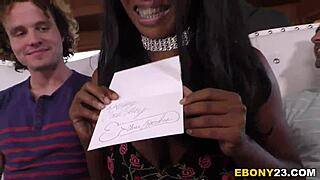 I feel so excited as anal whore Daya Knight experiences her first time gangbang with black guys