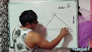 hey, check this wild asian bedroom scene with a nerdy student and teacher exploring sexual math to calculate your area x in a steamy setup
