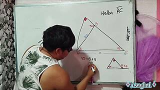 hey, check this wild asian bedroom scene with a nerdy student and teacher exploring sexual math to calculate your area x in a steamy setup