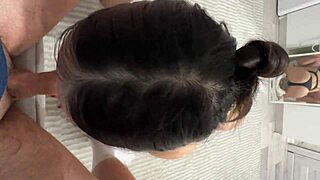 cum in my little 18+ mouth after teasing blowjob