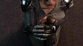 catwoman, why are you jerking off that dildo in a cage?