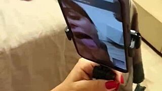 kalena mitrak - i let a follower watch me give up my ass and then took cumshot in my mouth... big tits brazilian housewife cuckold