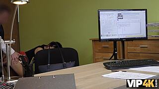 vip4k follows a young unemployed morena from czech who faces a tough interview. with no options left she strips for cash in a european casting session.