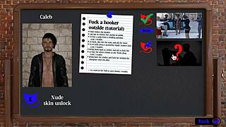 Exhibitionist girl strips naked in public for wild hentai gangbang action