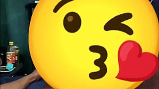 Darkchocolatebarbie delivers intense gagging deepthroat on big black cock