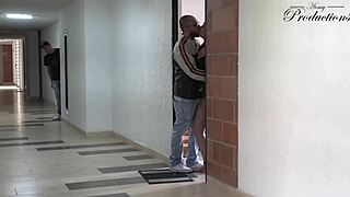 come on, cheat on your husband with the neighbor's big cock, says colombian milf to herself before cum in mouth facial