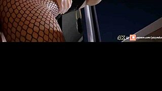 TIFA LOCKHART TAKES ANAL DOGGYSTYLE IN CREAMPIE COMPILATION