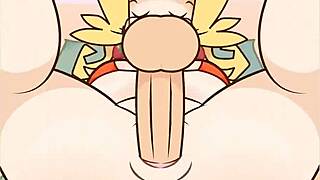 Sexy Blonde Teacher Experiences Intense Anal Orgasm And Cumshot In Complication With Peachypop34!