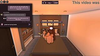 White Girl Cheats With BBC In Roblox Condo For Rough Hardcore Sex!