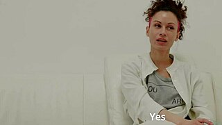 I just had this uncensored interview with sexy brunette Stacy Bloom, talking about her curly hair and natural tits