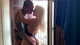 Blondie Fesser rides Rob Diesel's big cock in hot home sex with oiled tits and juicy ass.
