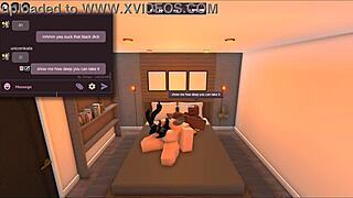 White Girl Cheats With BBC In Roblox Condo For Rough Hardcore Sex!