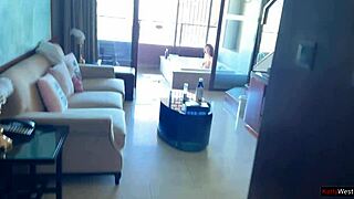 My husband came back from the trip and i didnt have time to fuck my lover in the bathroom. Cum on tits happened quick.