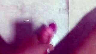 What happens when cute Indian soloboy enjoys bathroom fun with monster cock?