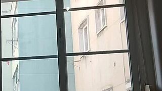 guy with monster cock milks in girlfriend's bed after travel 😏