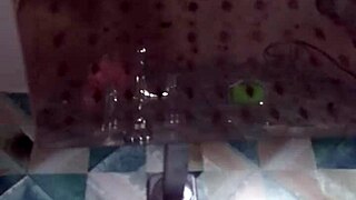 What happens when cute Indian soloboy enjoys bathroom fun with monster cock?