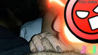 Amateur Brazilian Brunette Gives Sloppy Blowjob to Husband