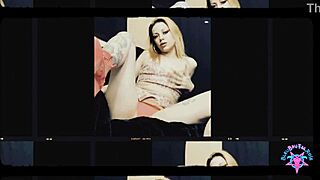 bleubrutalrose big ass goth milf latex high heels metal dildo anal